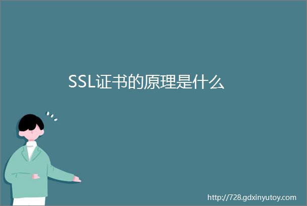 SSL证书的原理是什么